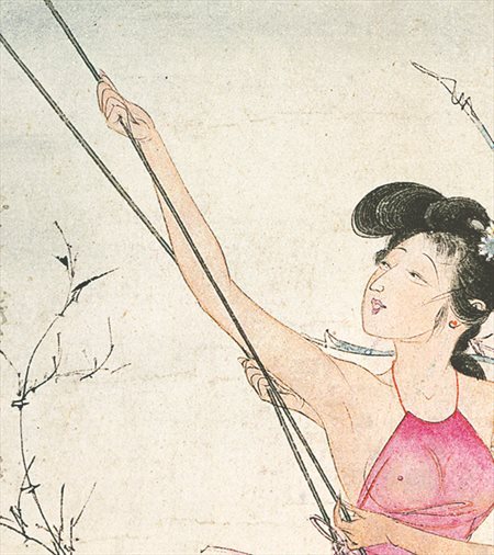 云溪-胡也佛的仕女画和最知名的金瓶梅秘戏图
